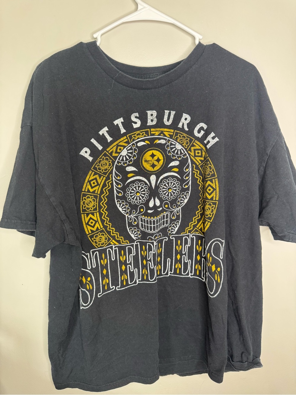 Junk Food Clothing Black Pittsburg Steelers Graphic Tee